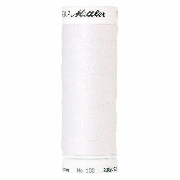 Fil à coudre Mettler 200m - 2000 - Blanc