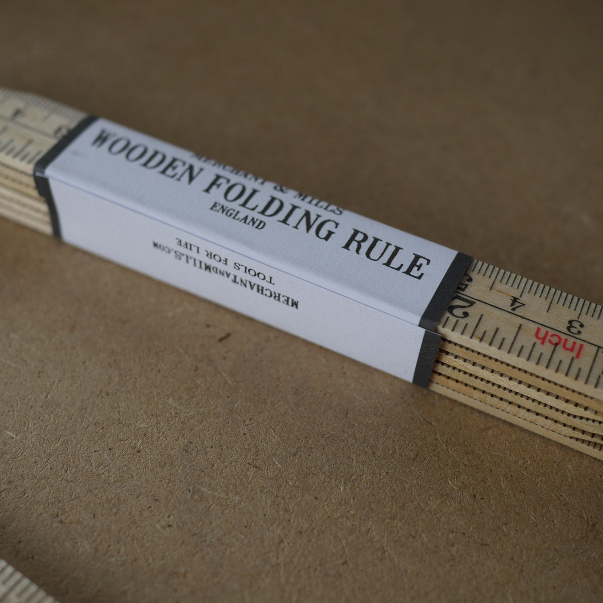 Merchant and Mills Wooden Folding Rule