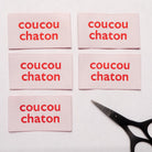 Étiquettes Coucou chaton fabrication française