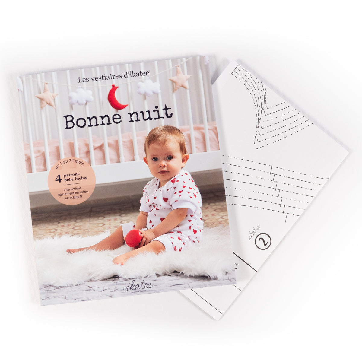 Livre de couture bébé BONNE NUIT Livre papier – ikatee
