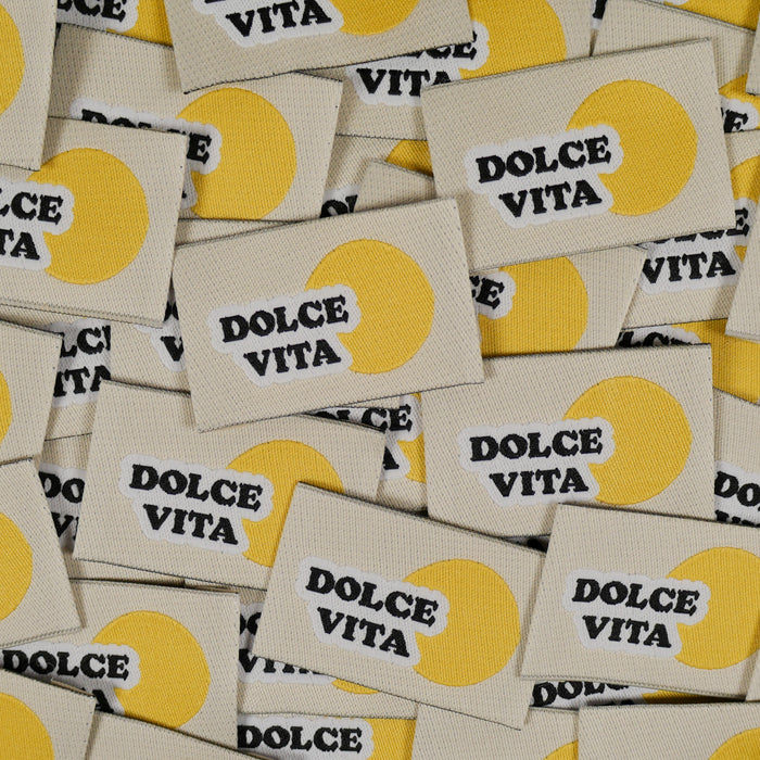 Étiquettes tissées ©ikatee - Dolce vita - x5