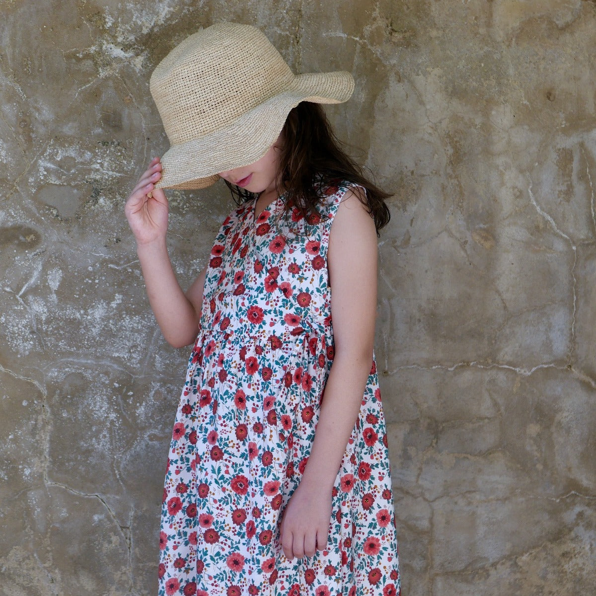 Robe fille violette sales