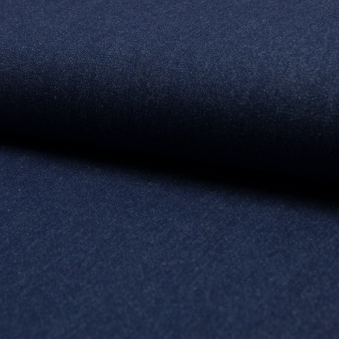 Coupon de Tissu Jean coton 6oz - bleu foncé