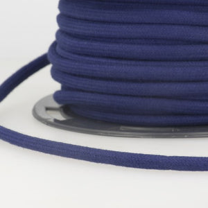 CORDON coton - diamètre 4mm - Bleu Marine