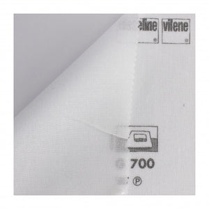 Entoilage Vlieseline® tissé coton thermocollant 90 cm - Blanc