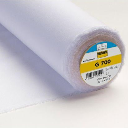 Entoilage Vlieseline® tissé coton thermocollant 90 cm - Blanc