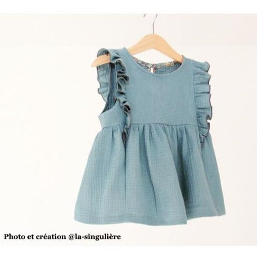 patron de blouse et robe pour enfant format PDF