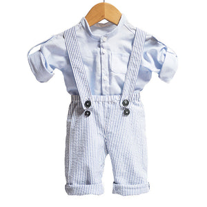Couture de chemise manches courtes pour bébé 