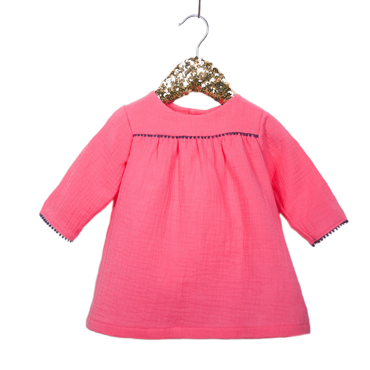 Couture de blouse manches longues pour bébé 